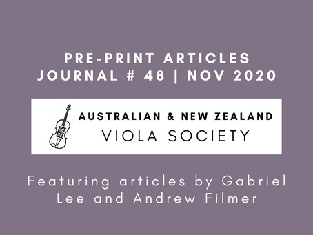 Pre-print articles out now and Journal No. 48 on its way!