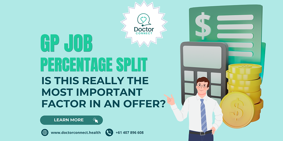 GP Job Percentage Split: Is This Really the Most Important Factor in an Offer?