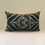 Thumbnail: Velvet Ikat Pillow (Teal/Cream)