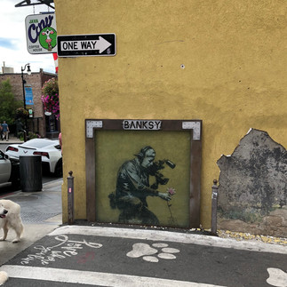 Banksy Art on Main Street in Park City