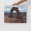 Thumbnail: Delicate Arch, Utah Canvas Print held by a hand to show scale.