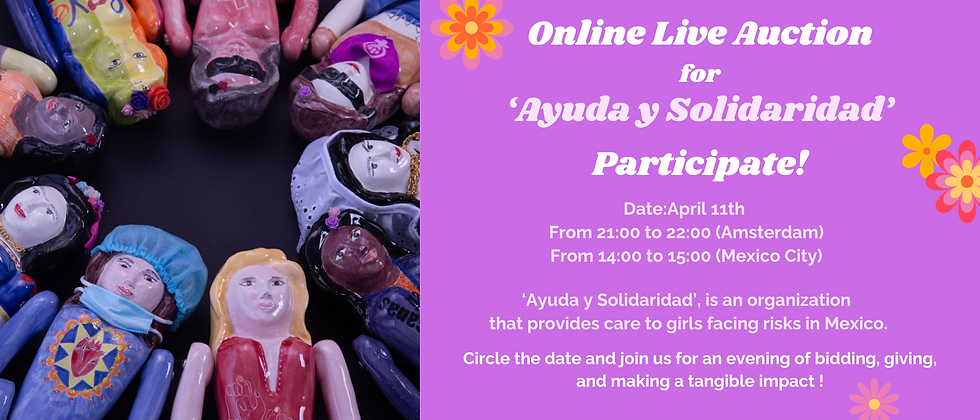 Lupita's art project - Live auction
