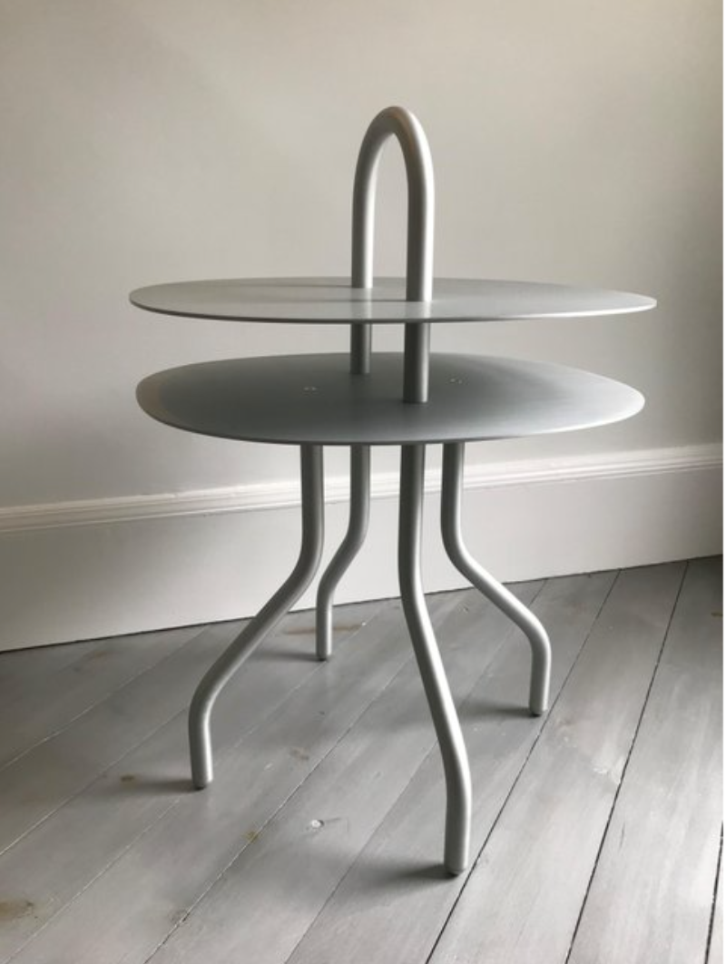 “Taco” Aluminum Side Table