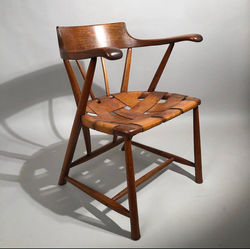 Wharton Esherick black walnut armchair, 1951