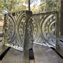 Blenko bookends