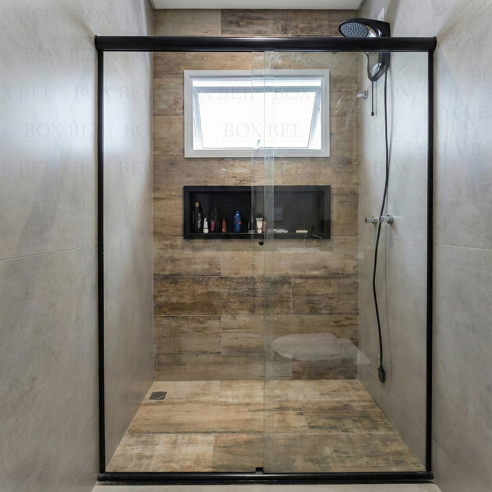 Box de vidro temperado