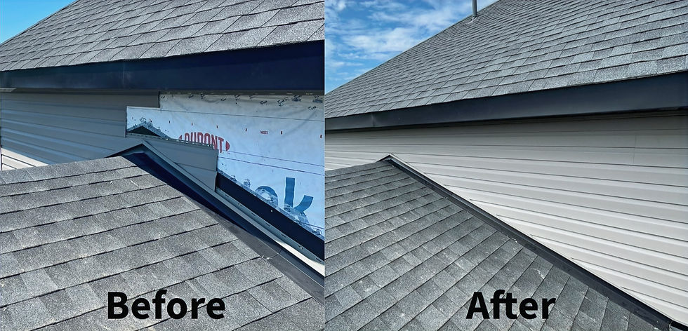 Transformation of repaired vinyl siding