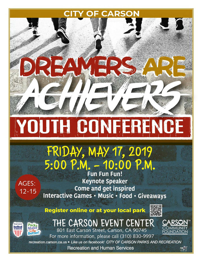 2019 City of Carson Hosts Youth Conference, Theme”Dreamers are Achievers”