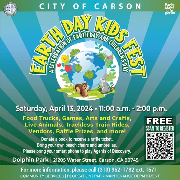 City of Carson Celebrates Earth Day Kid’s Fest