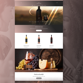 TasteTee Wine Branding