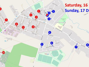 Santa has confirmed his route for Santa tour