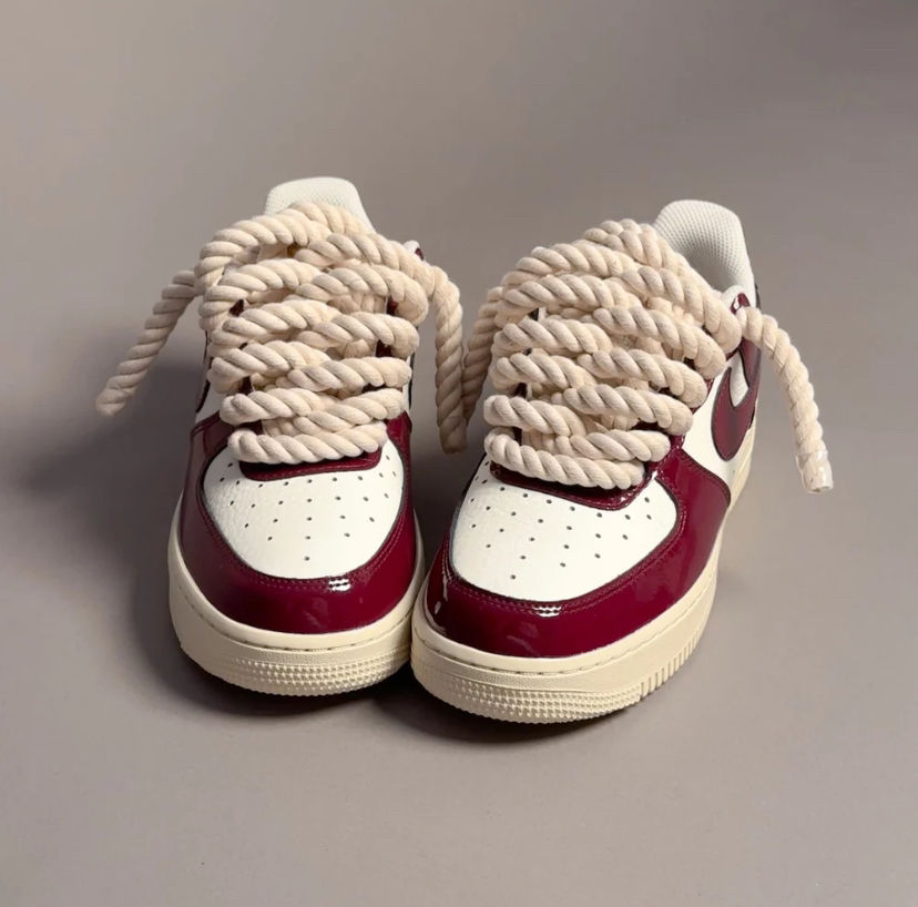Miniature : AIR FORCE ONE “Verni Boisé” + ROPE LACES
