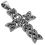 Thumbnail: Irish Celtic 925 Sterling Silver Cross Pendant