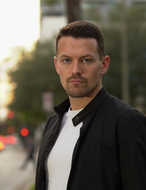 Stunt man portrait