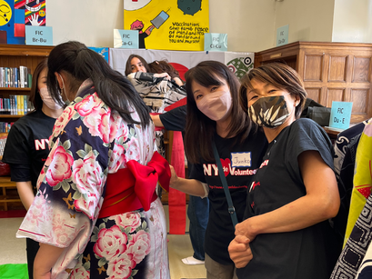 【Activity Report】Kimono Experience and Origami Booth @ Leaders High School