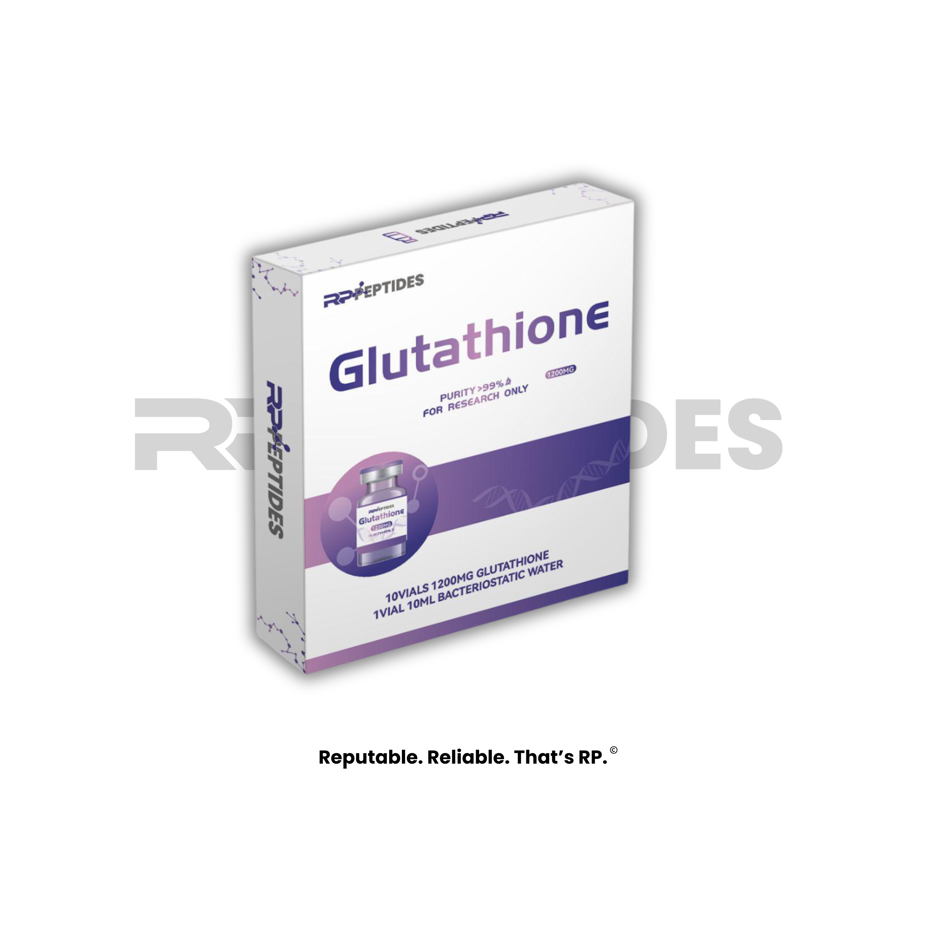 GLUTATHIONE 1200MG x10 : Research Only