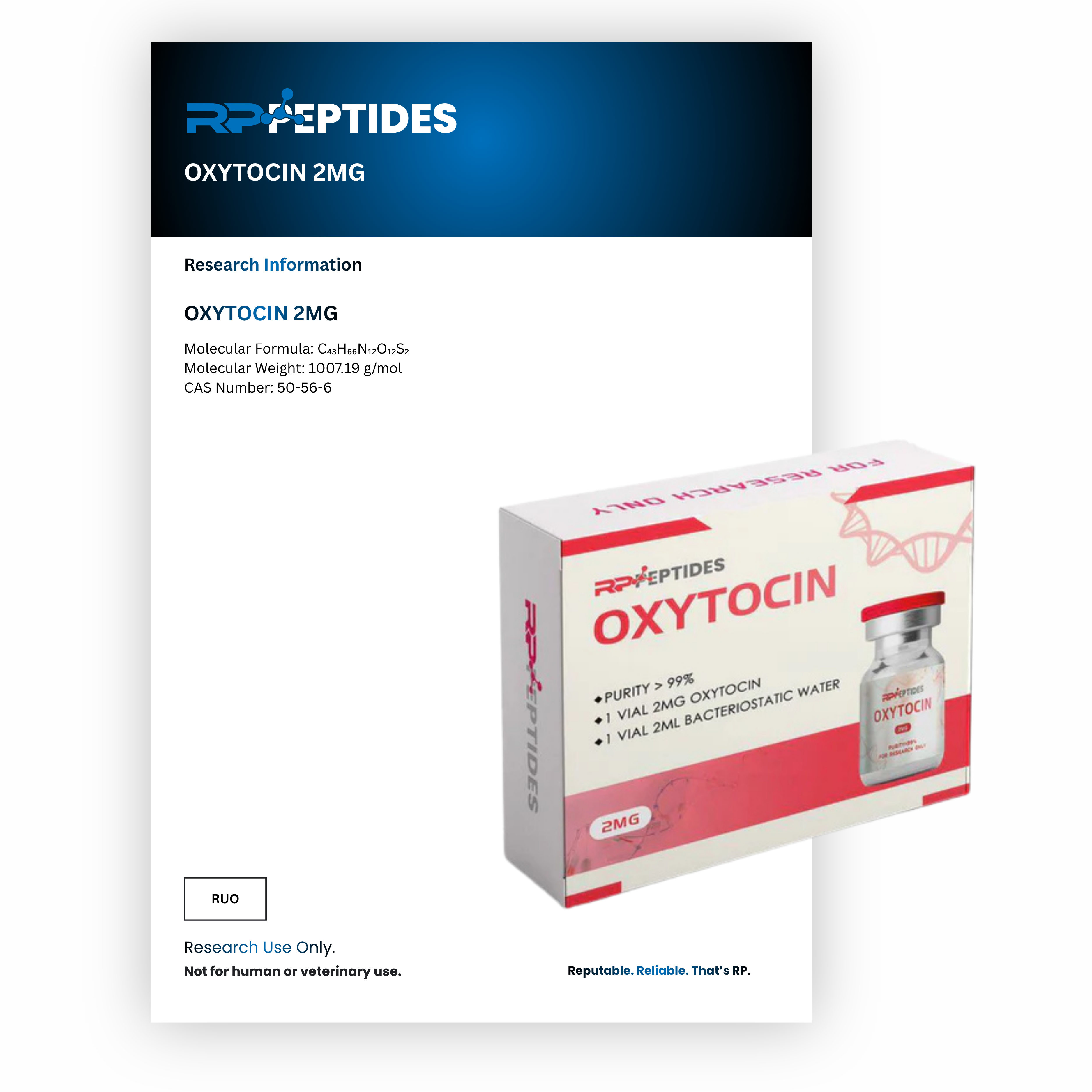 OXYTOCIN 2MG : Research Only