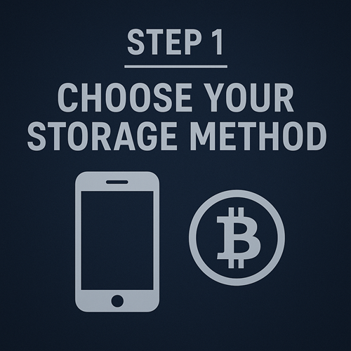 Choose Your Storage Method
You have three main options for moving crypto off a centralized exchange