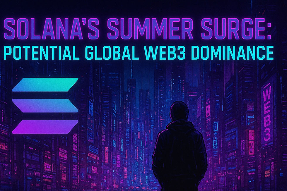 Solana’s Summer Surge: Potential Global Web3 Dominance