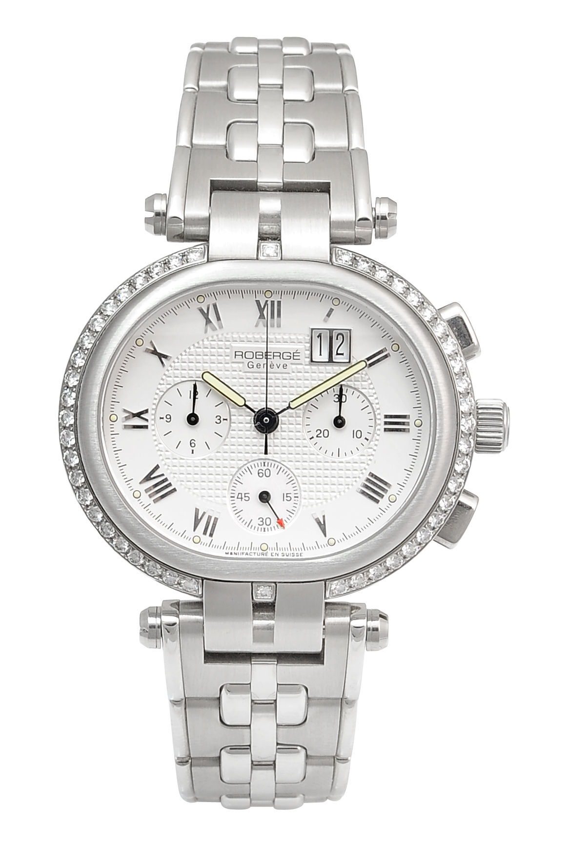 Robergé Andromede III Chrono Steel Diamond