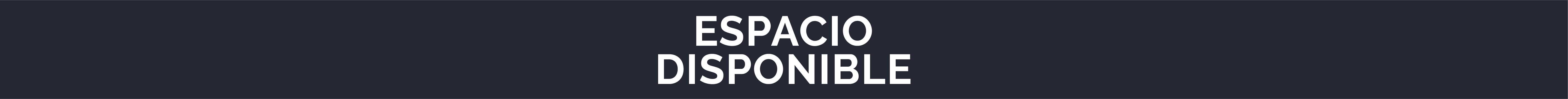 Espacio disponible para publicidad