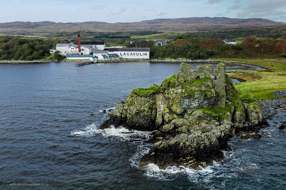 Lagavulin Distillery and Castle