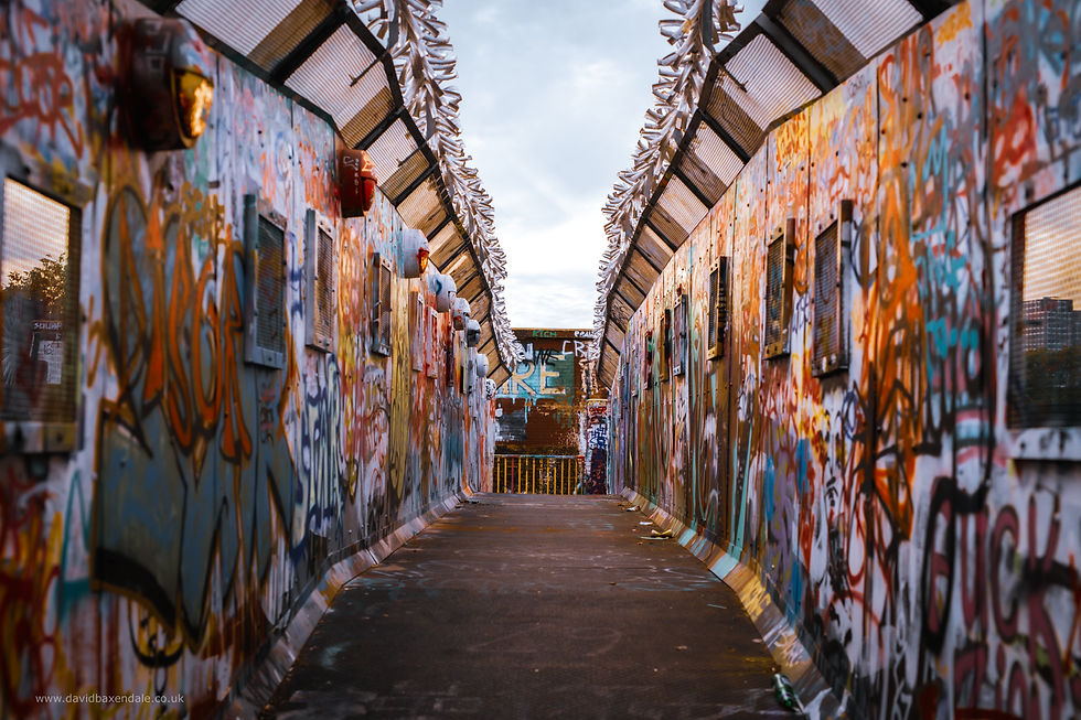 Graffiti on Brick Lane, East London. Railway Bridge.