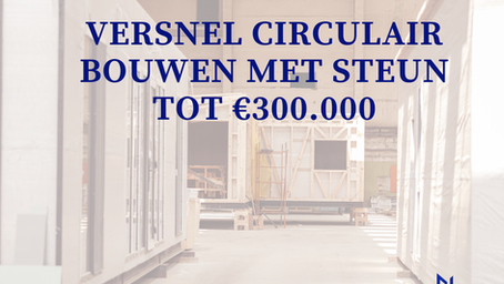 SUBSIDIE VOOR CIRCULAIR PREFAB BOUWEN 🌱