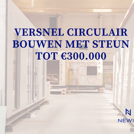SUBSIDIE VOOR CIRCULAIR PREFAB BOUWEN 🌱