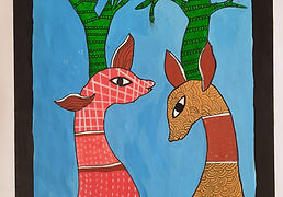 Deer Gond art
