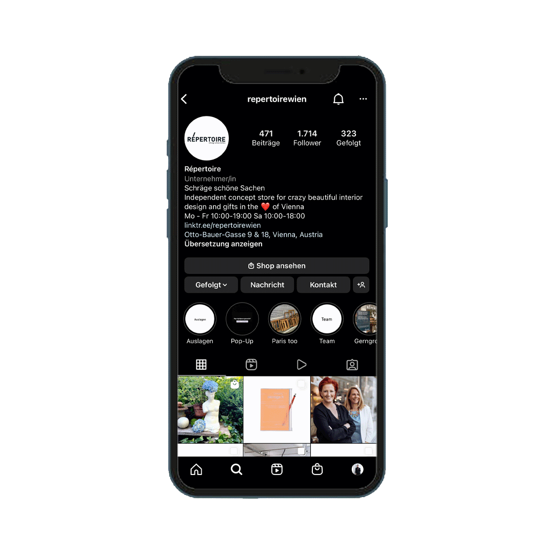 Instagram Kanal Répertoire