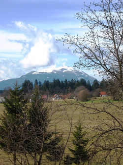 Hausblick auf den Dobratsch