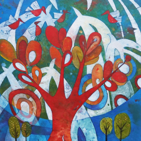 Hope rising painting, Labyrinth painting, abstract art, contemporary art, spiritual art, consciousness art, healing arts painting, healing arts, higher self art, channeling art, spirit art, spirit arts, meditation art