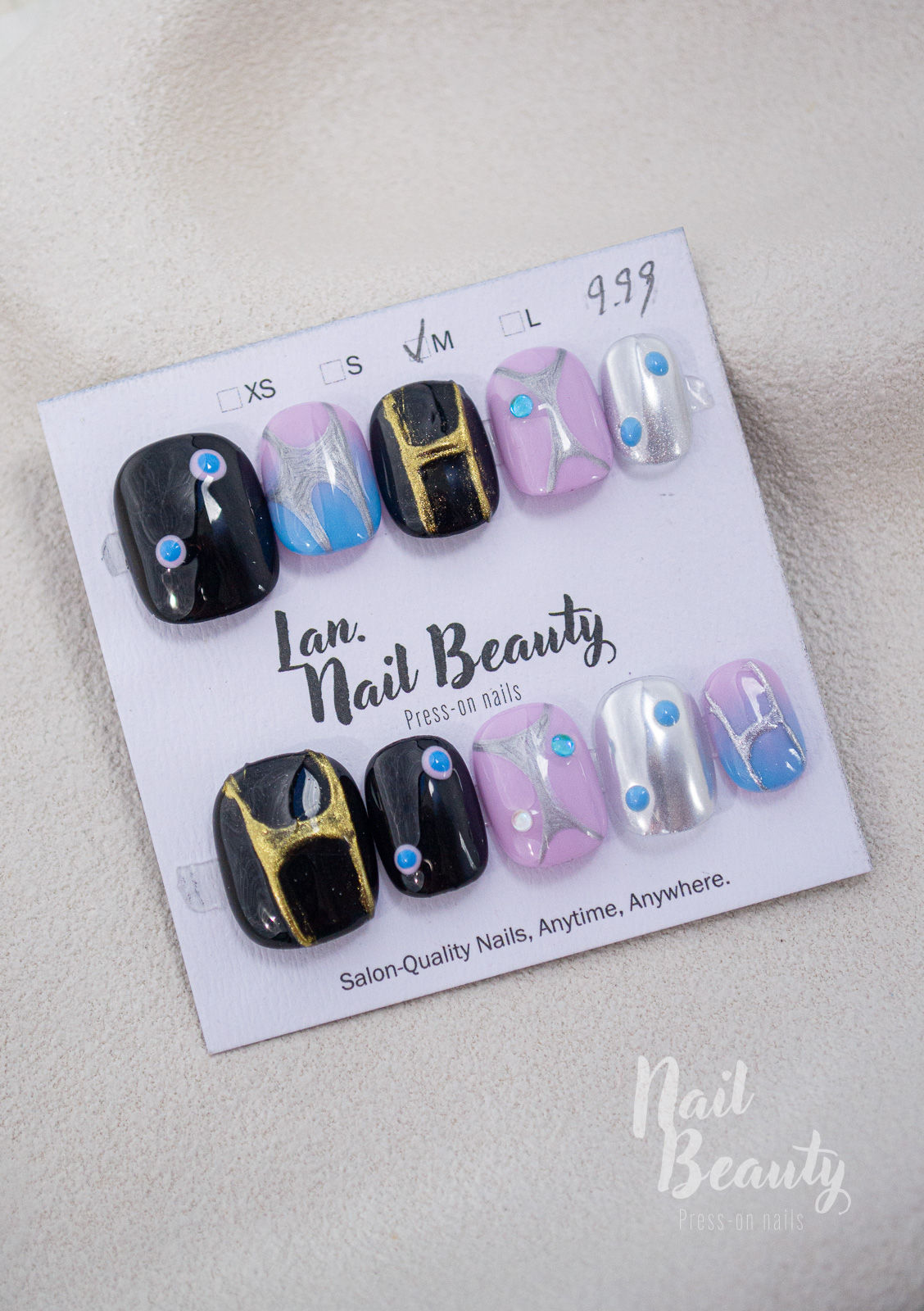 Press-on nail M