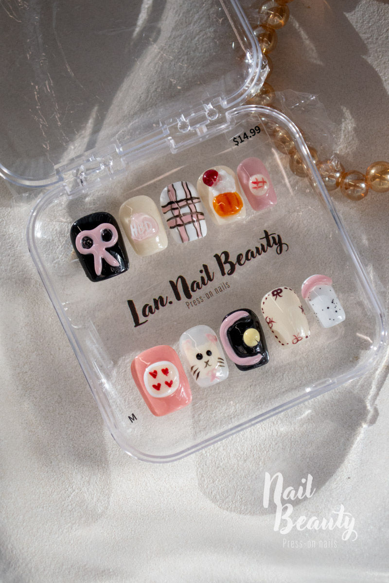 B Press-on Nail M