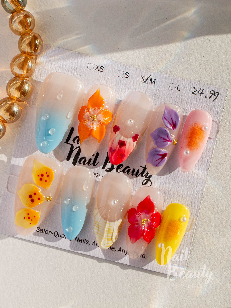 Press-on nail M