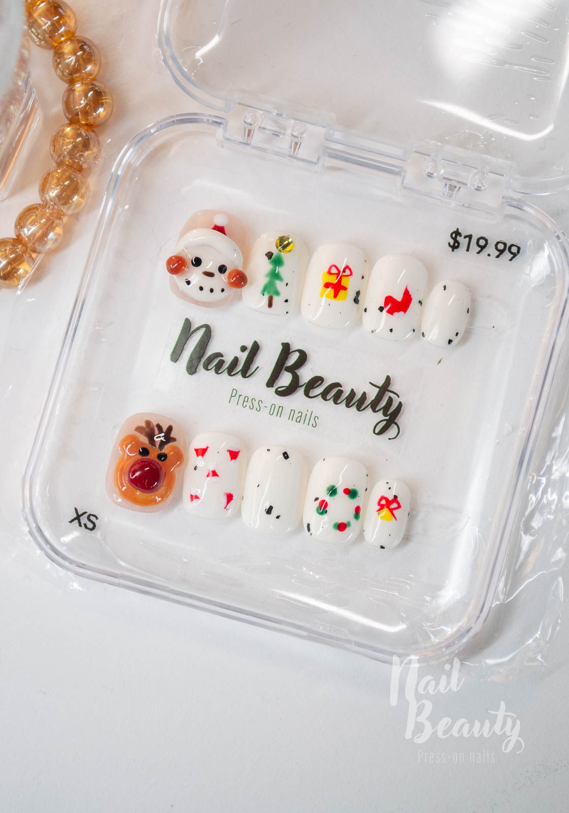 Christmas Press-on nail