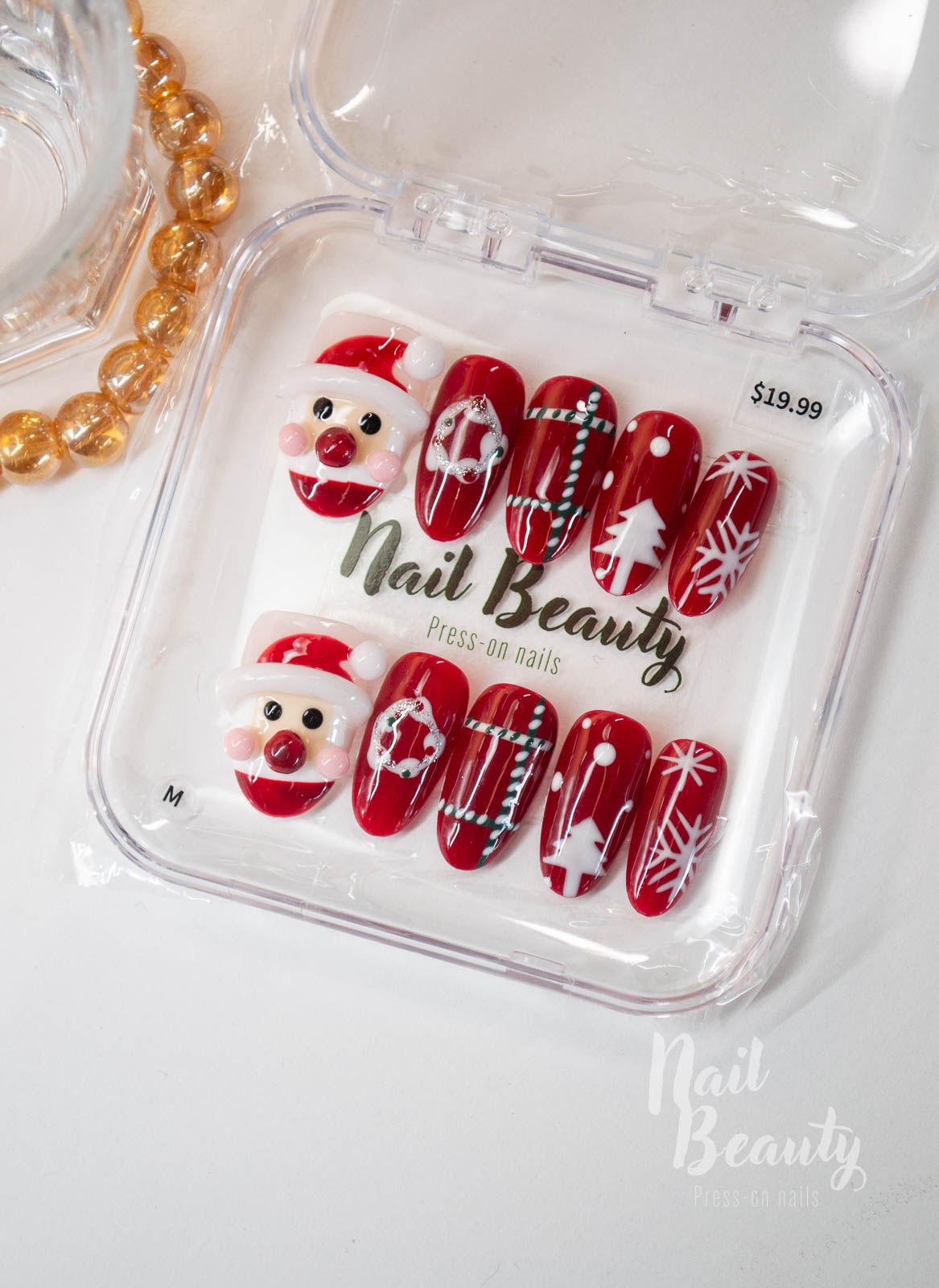 Christmas Press-on nail