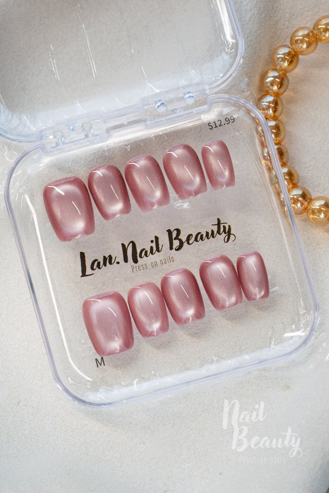 B Press-on Nail M