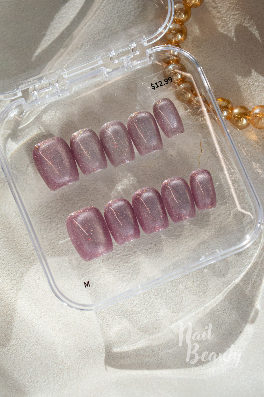 B Press-on Nail M