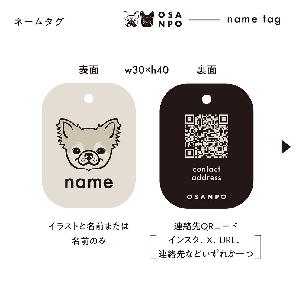サムネイル： 愛犬ネームタグ（その他の犬種）