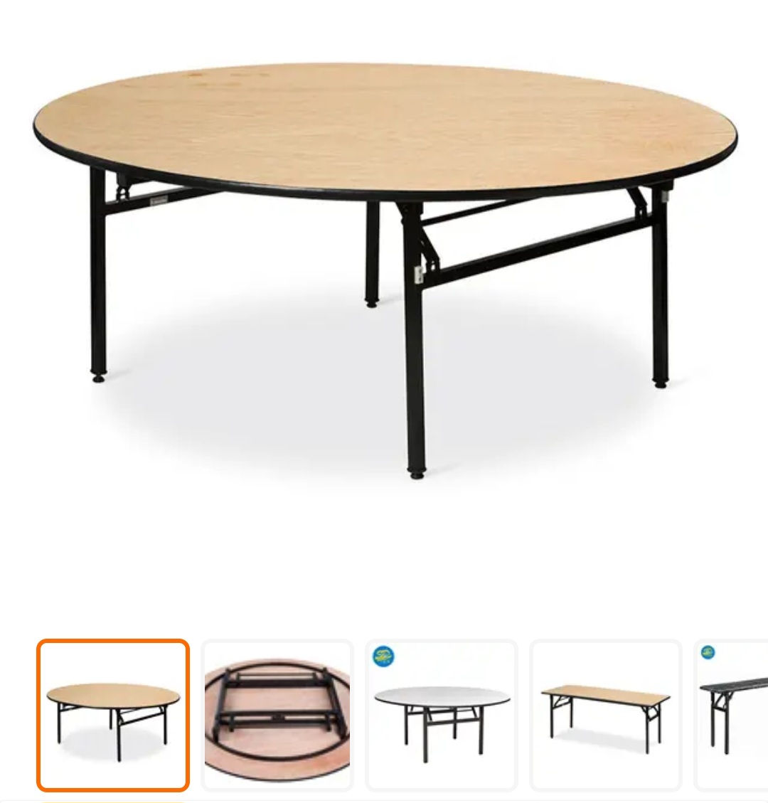 Round tables (rent only )