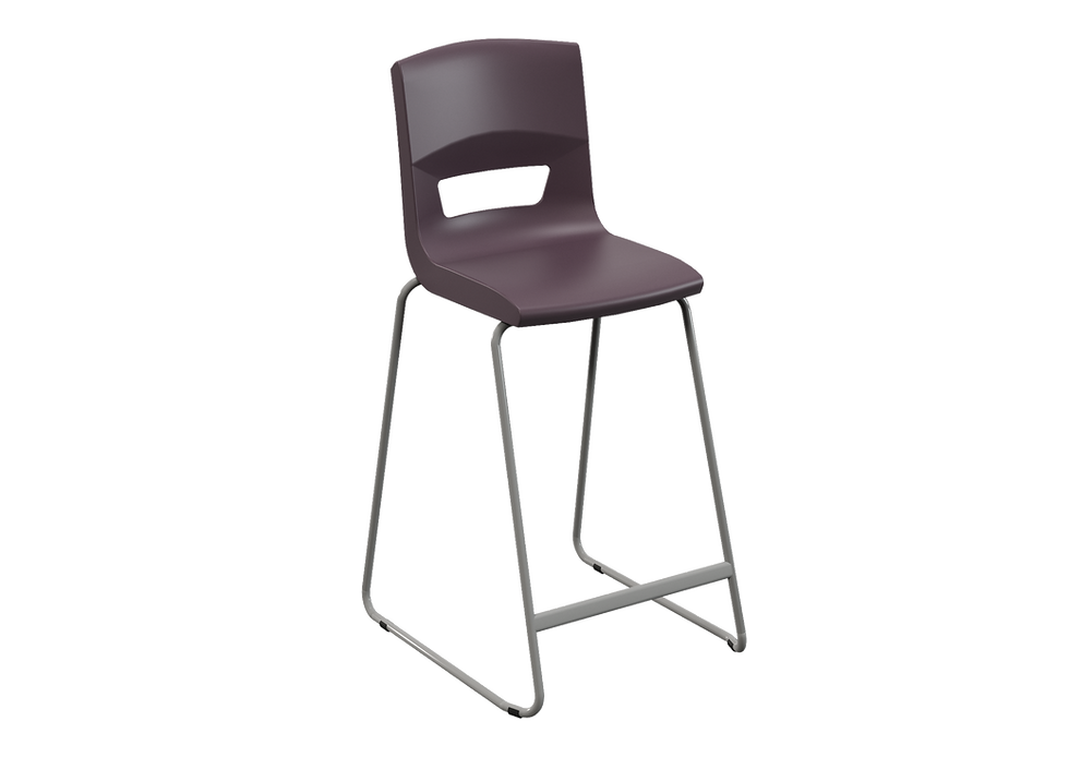 Thumbnail: Seatable-Postura-Sled-Base-High-Chair-Misty-Brown