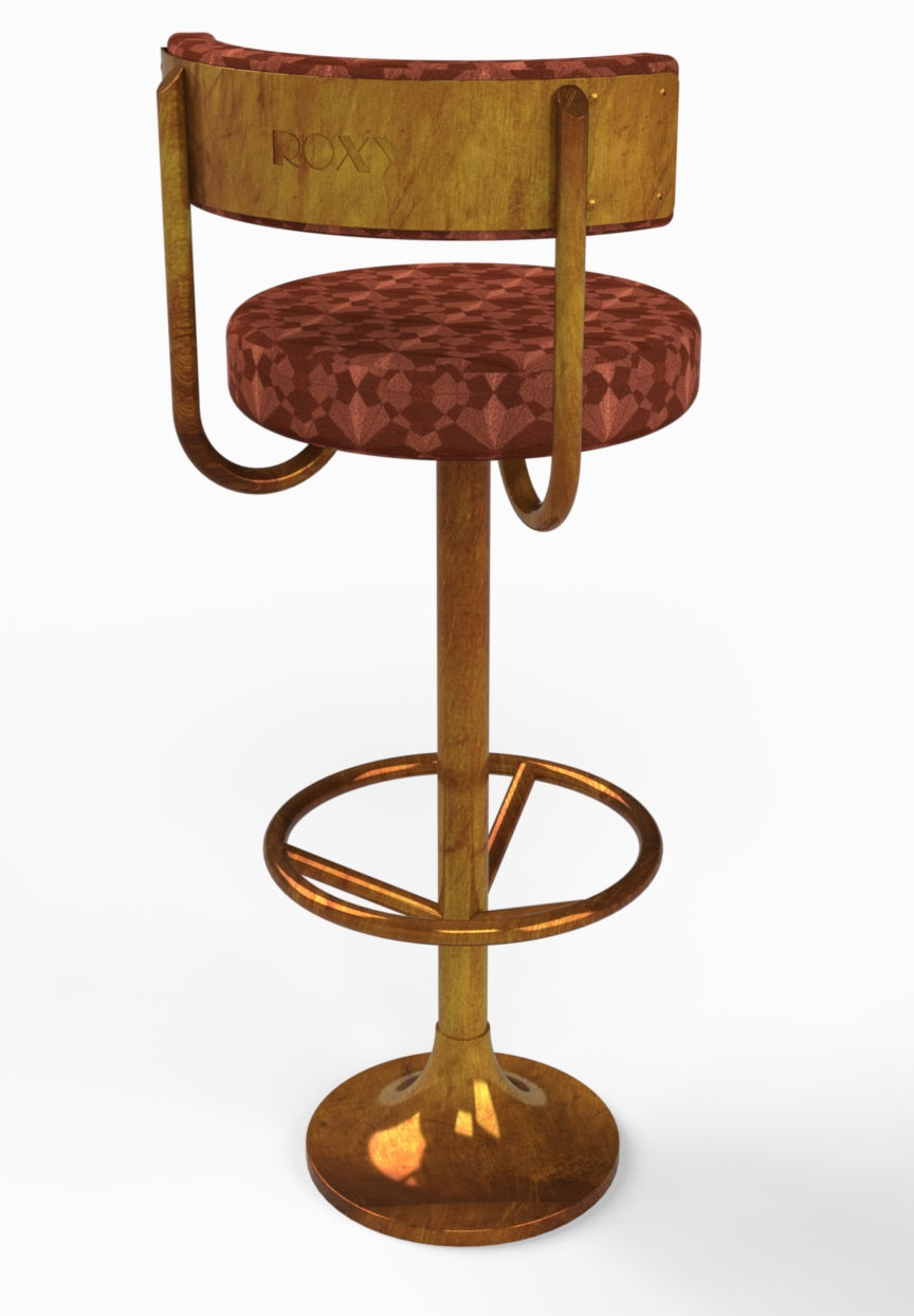 Thumbnail: Roxy Stool Back View