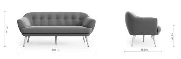 Thumbnail: Seatable Keaton 2 Seater