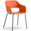 Thumbnail: Seatable Pedrali Babila 2735 Orange