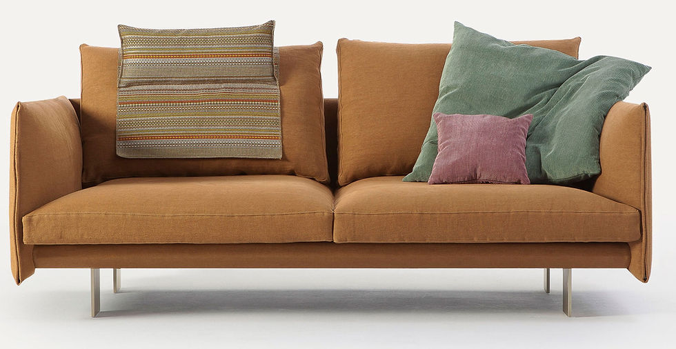 Thumbnail: Belmont Sofa Close Up Pale Orange