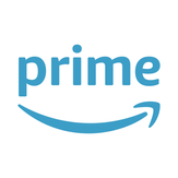 Amazon Prime logo with curved arrow beneath the text.