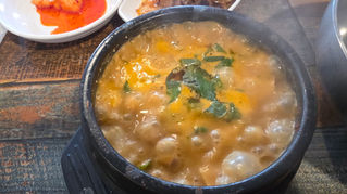 오늘은 보글보글 꾸리꾸리한 청국장을 먹었어요.