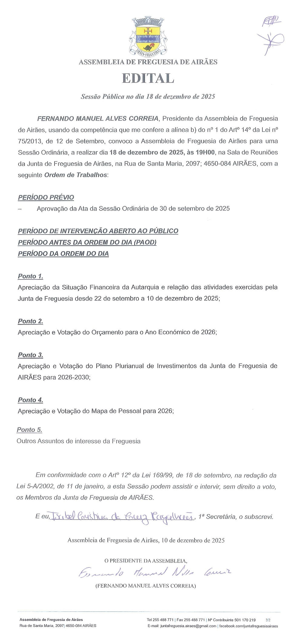 Assembleia de Freguesia